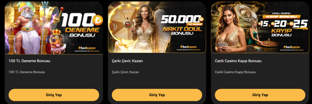 Betkazan Bonus